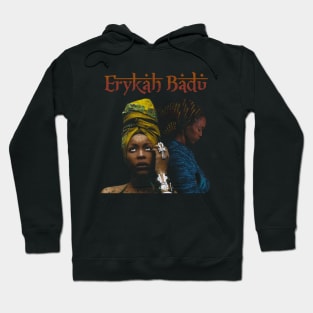 Erykah Badu / Vintage Style / Fan Art Design Hoodie